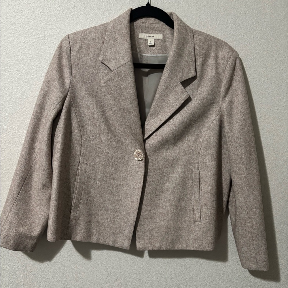 Merona Wool Women's Tan Blazer
